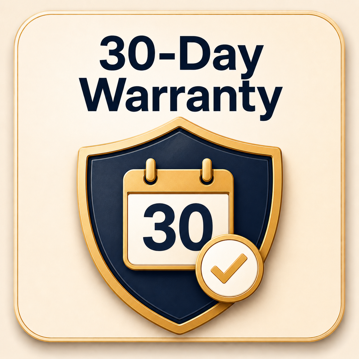 +30-Day Warranty