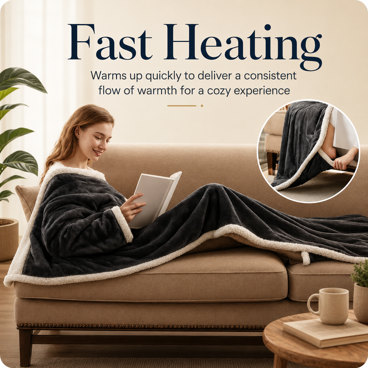 CozyBound™ Heated Blanket