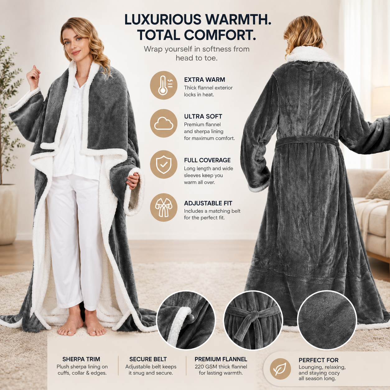 CozyBound™ Heated Blanket